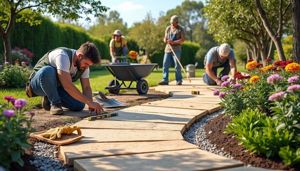découvrez comment installer facilement un chemin de jardin en dalles stabilisées grâce à notre guide pas-à-pas. informez-vous sur les coûts associés et les conseils pour un entretien minimal afin de profiter pleinement de votre espace extérieur.