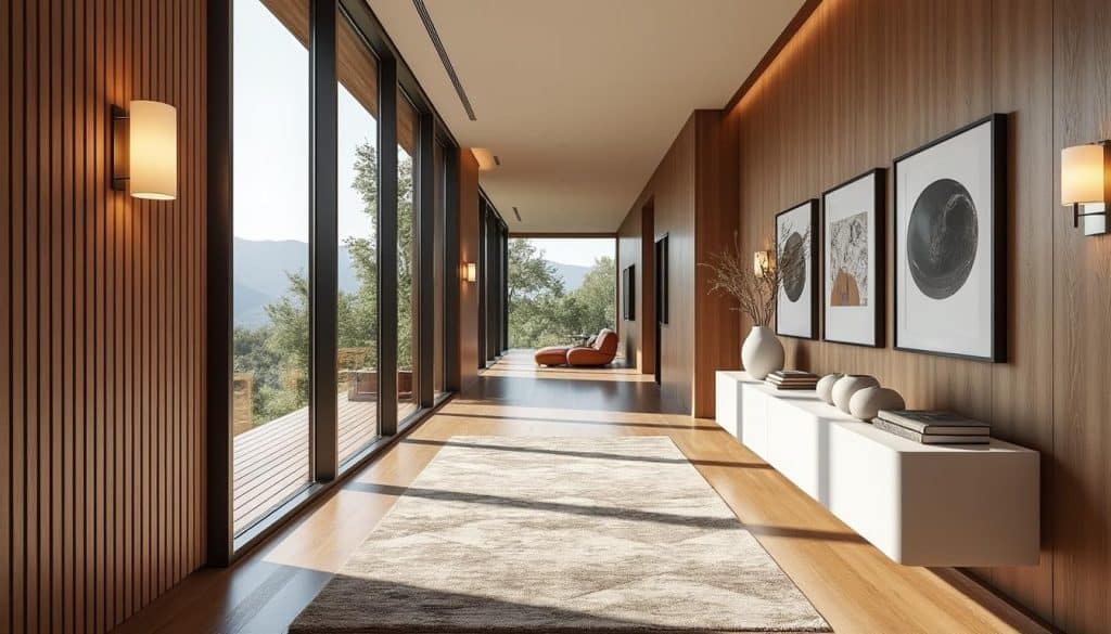 découvrez des astuces pratiques pour optimiser un couloir large tout en préservant son identité. transformez cet espace souvent négligé en un lieu fonctionnel et esthétique, sans le transformer en pièce à part entière.