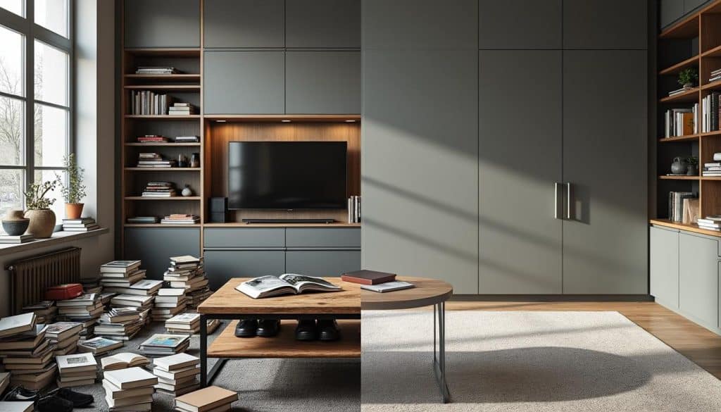 découvrez comment optimiser un coin perdu en le transformant en un espace de rangement discret et fonctionnel. des astuces pratiques et des idées inspirantes pour maximiser chaque mètre carré tout en ajoutant du style à votre intérieur.