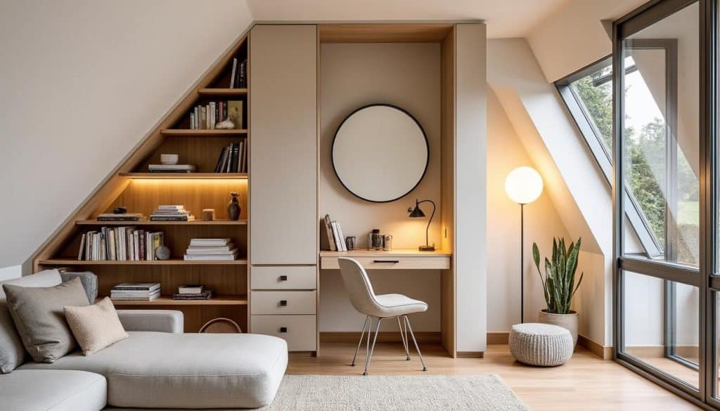 découvrez des idées d'aménagement sous pente innovantes et créatives, au-delà des traditionnels placards. transformez vos espaces délaissés en zones fonctionnelles et esthétiques grâce à des solutions originales adaptées à votre intérieur.