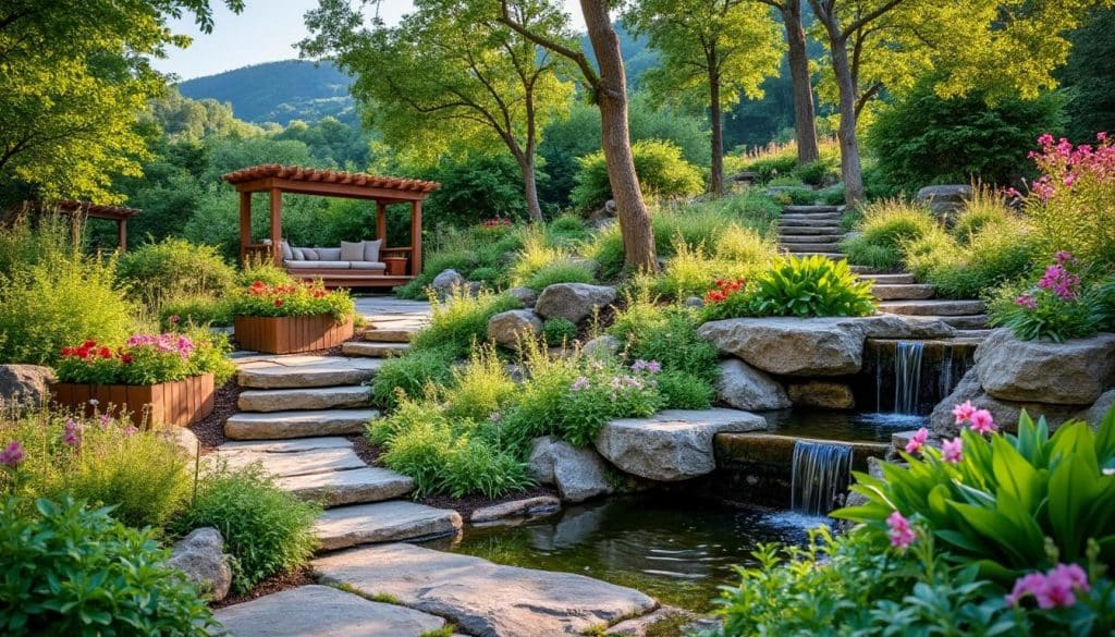 découvrez comment aménager un jardin en pente sans gros terrassement grâce à des astuces simples et des solutions ingénieuses pour optimiser l'espace, stopper l'érosion et créer un extérieur harmonieux facilement.